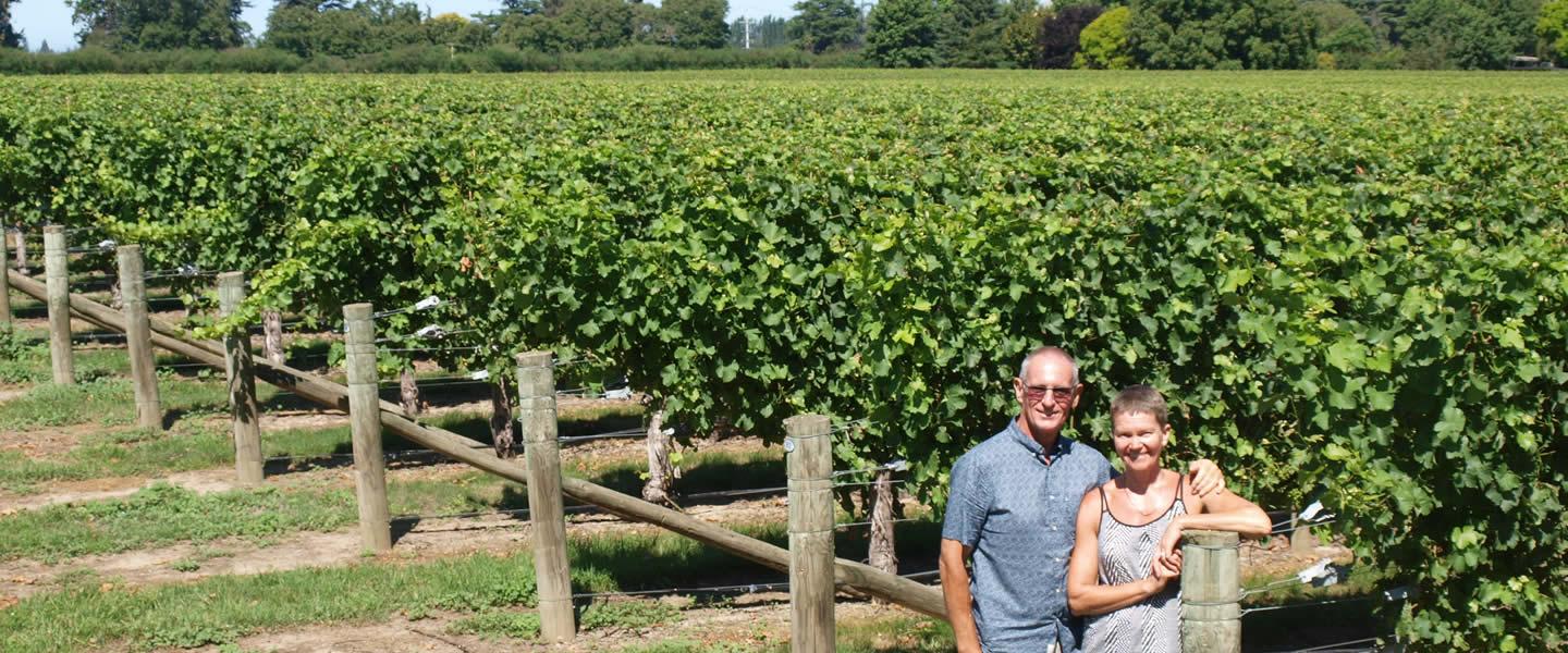 Owners Of Vicarage Lane Wines In Blenheim Marlborough NZ.